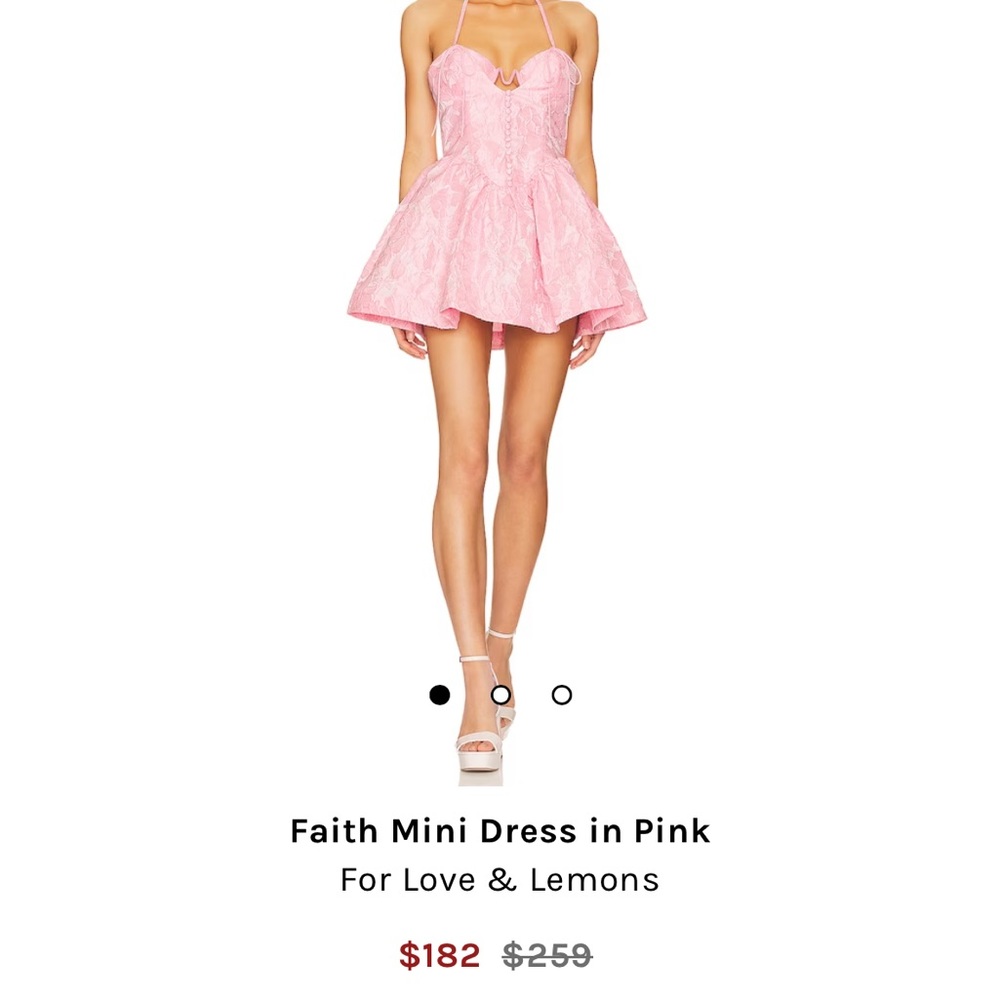 NWT For Love & Lemons mini dress